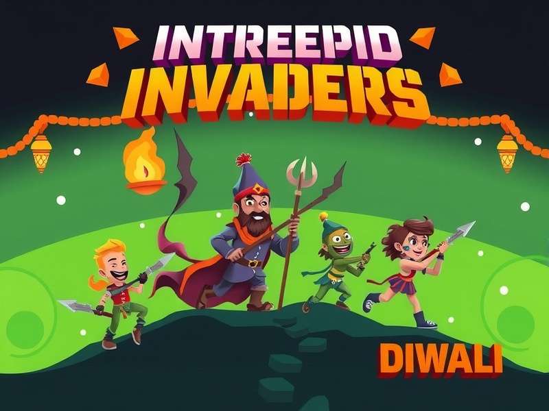 Intrepid Invaders Game Banner